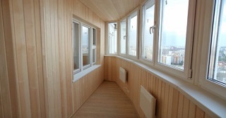 Внутренняя отделка лоджии Симферополь, цена от 209 руб. м2